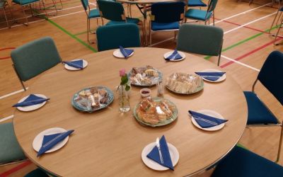 Photo of cream tea table